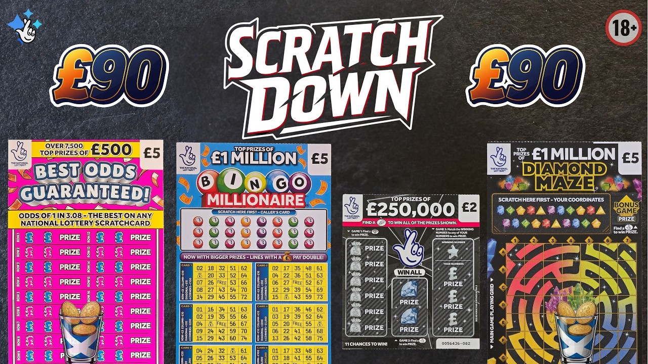 LET'S GO! £90 SCRATCH DOWN! | Huge Scratch Card Mix Before the Newbies!