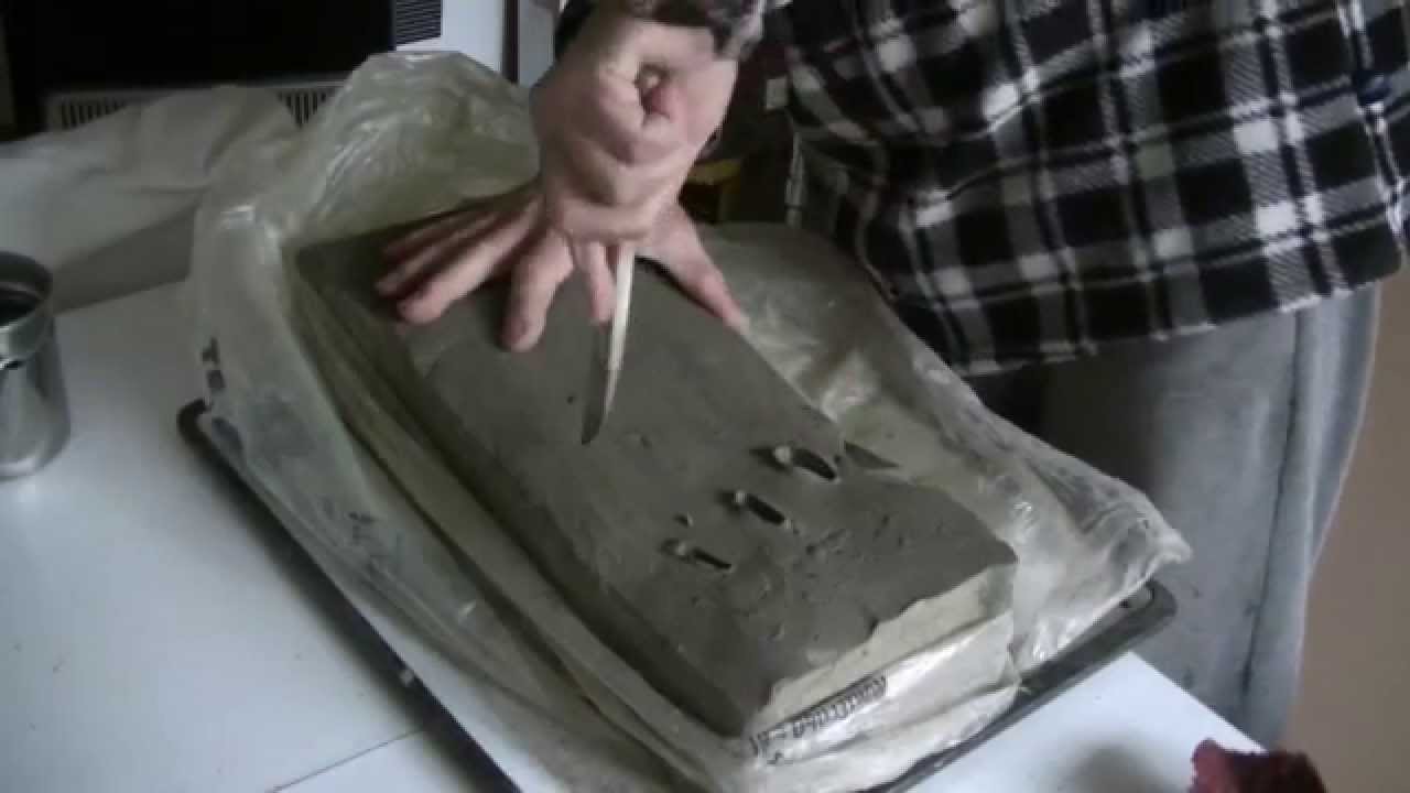 come recuperare un panetto di argilla secco