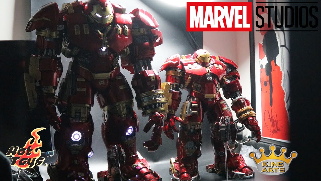 Hot Toys 1/6 Hulkbuster VS King Arts 1/9Hulkbuster (Jackhammer &Veronica)Deluxe Ver. Acs006