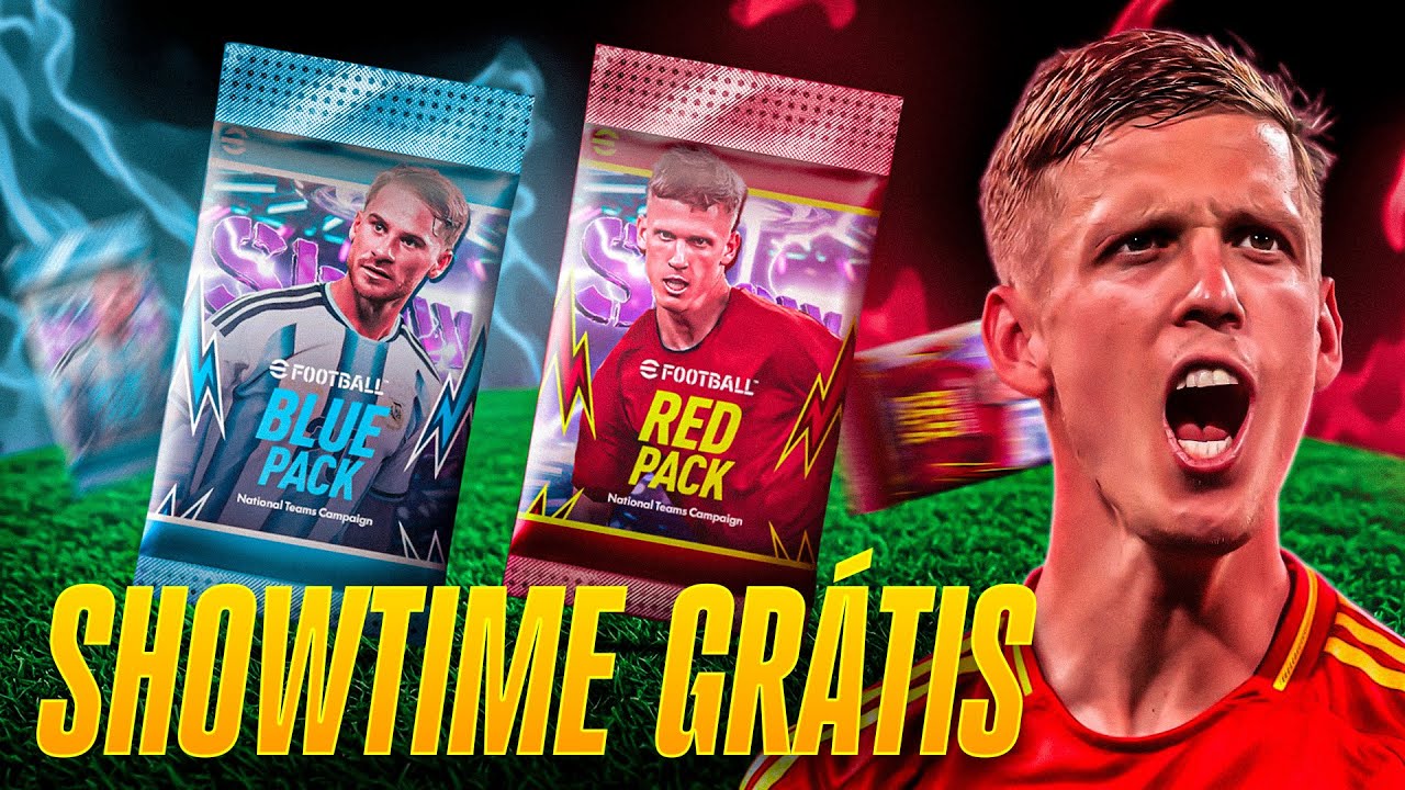 Consegui 1º showtime grátis nos pacotes no Efootball Mobile