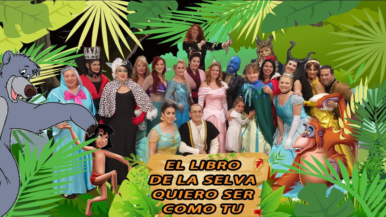 Coreografía Quiero ser como tu Paso a Paso.🐒🌴 Pasacalles.🐒🌴 El libro de la Selva🐒🌴