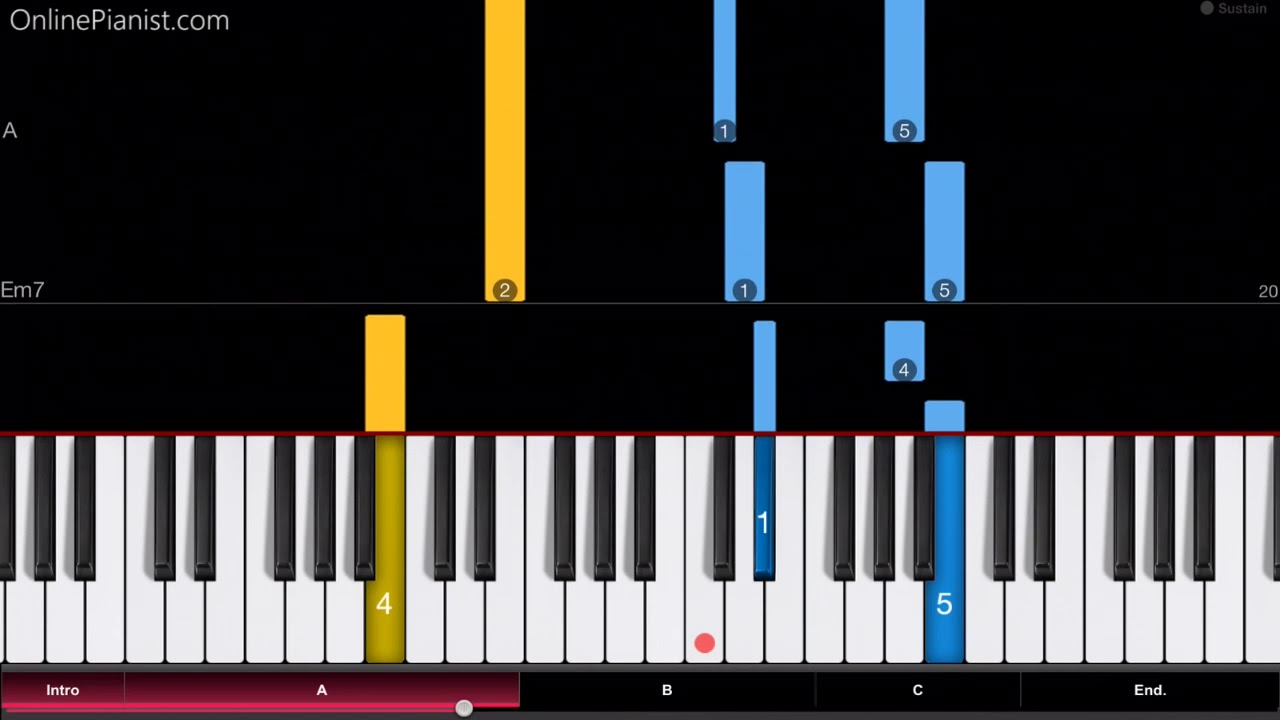 Moon River - EASY Piano Tutorial