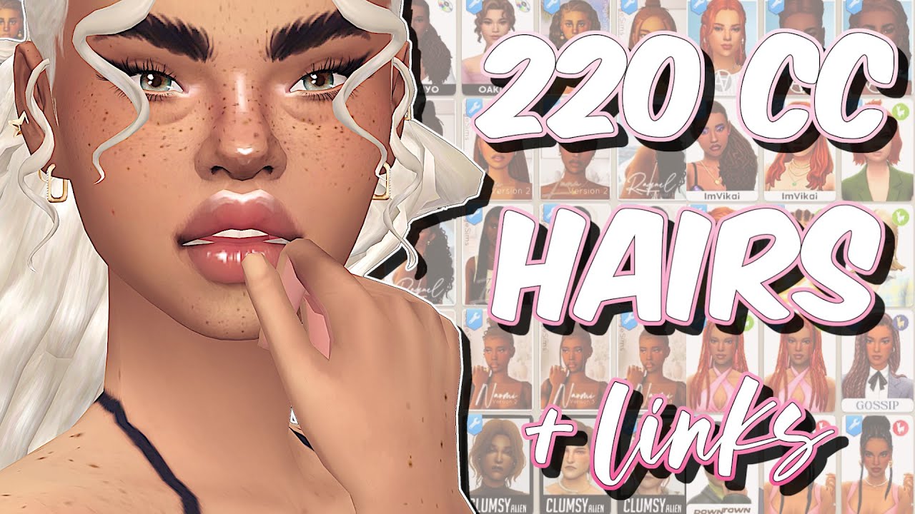 FEMALE HAIR COLLECTION (PART 1) 🌺 | sims 4 maxis match cc + links