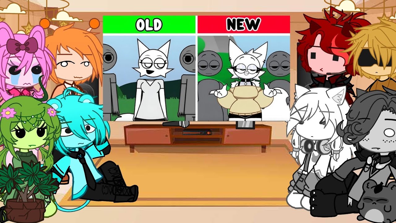 Sprunki Incredibox React To Incredibox Sprunki Retake But Old Vs New Human Version II Gacha Club 🐰