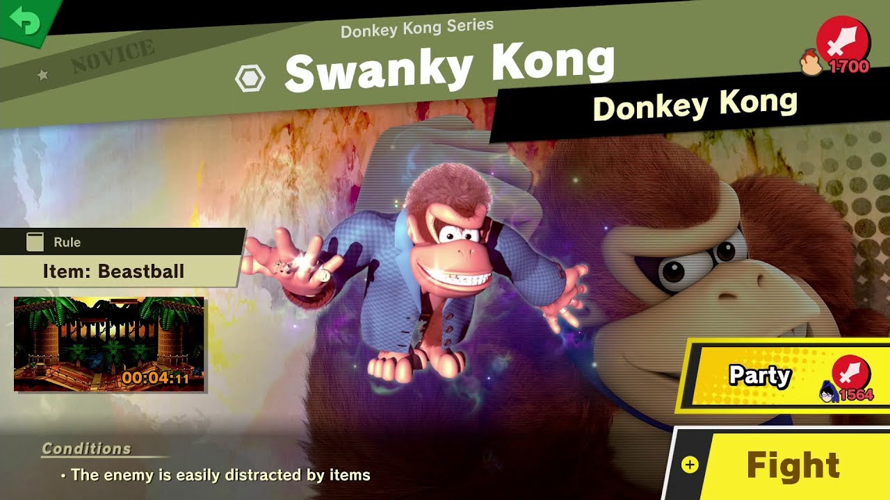 143. Swanky Kong - Fair Spirit Battle - Super Smash Bros. Ultimate