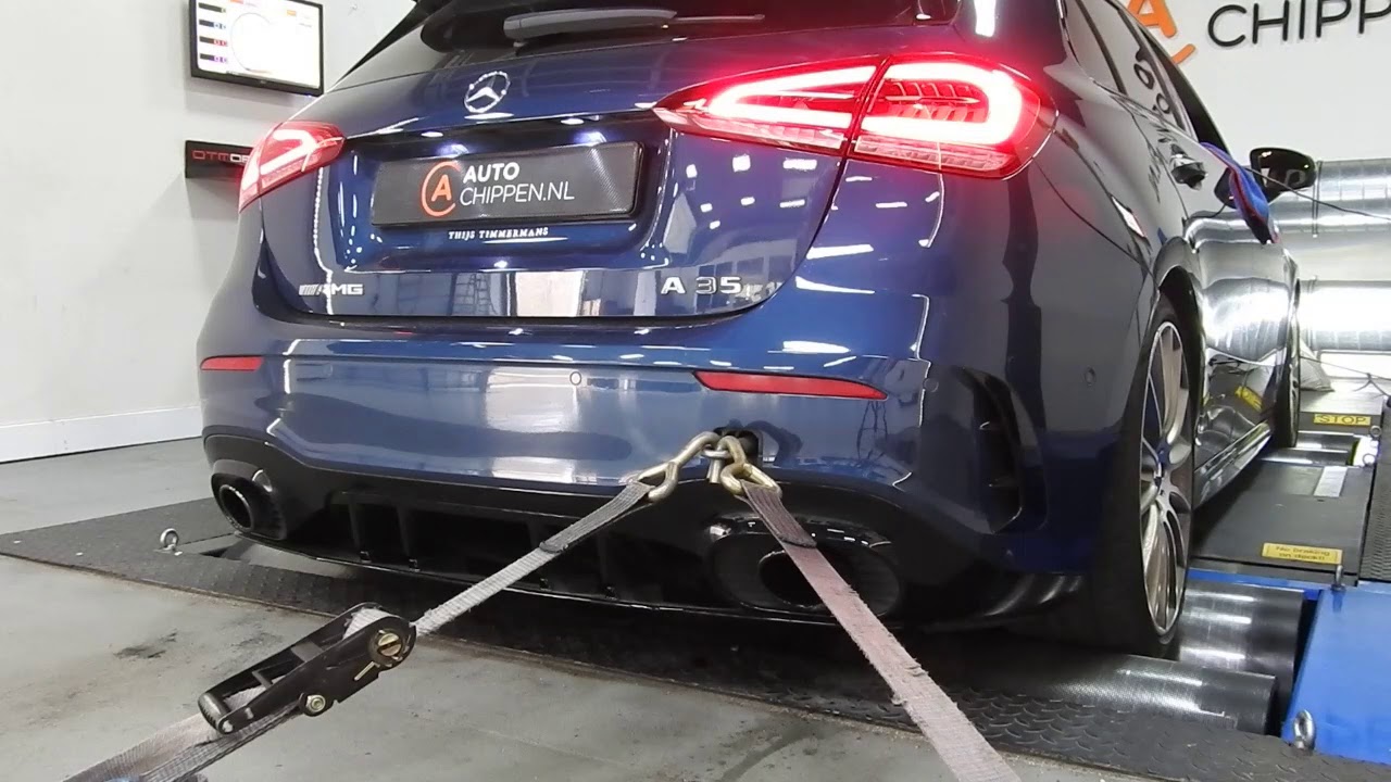 Mercedes Benz A35 AMG LOUD exhaust sound. Original vs. OPF/GPF delete and 100 cells sportcat.