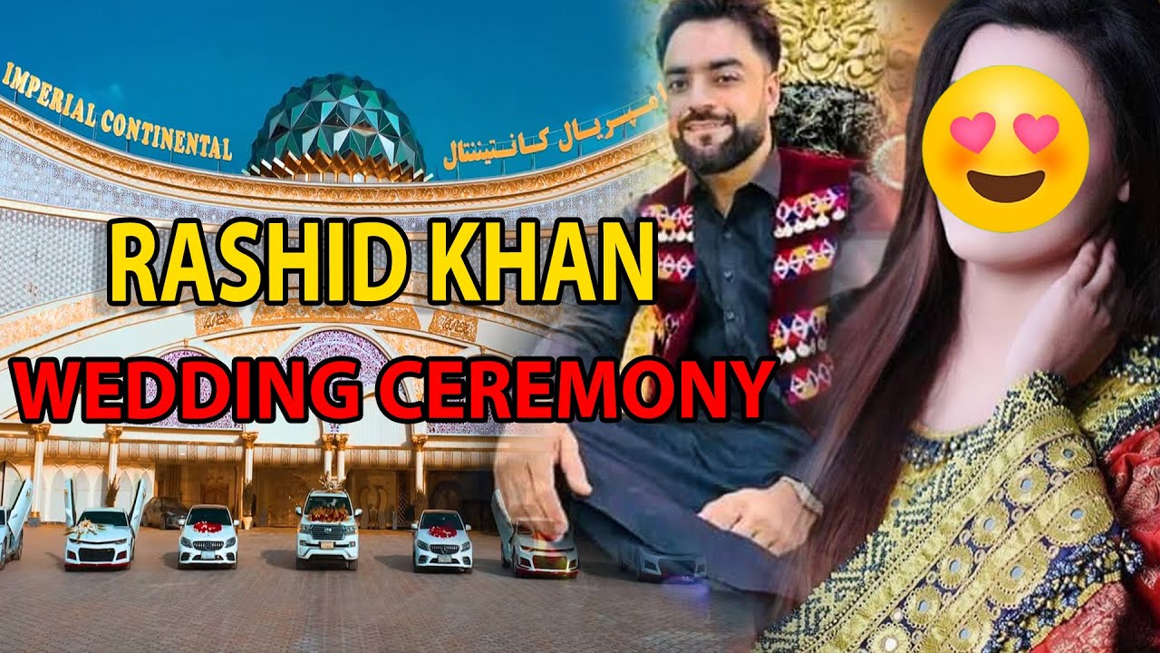 Rashid khan wedding ceremony in Kabul Afghanistan - محفل عروسی راشد خان