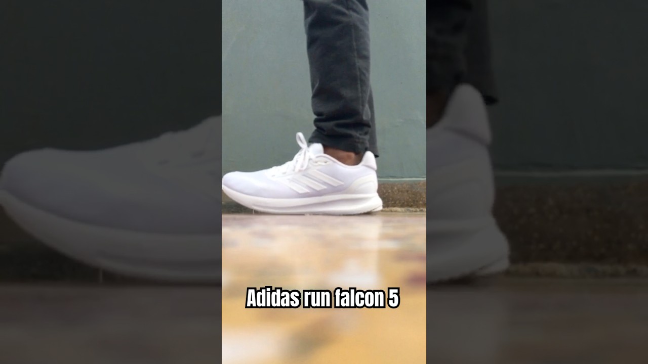 Adidas runfalcon 5 white #adidas #runningshoes #bestrunningshoes