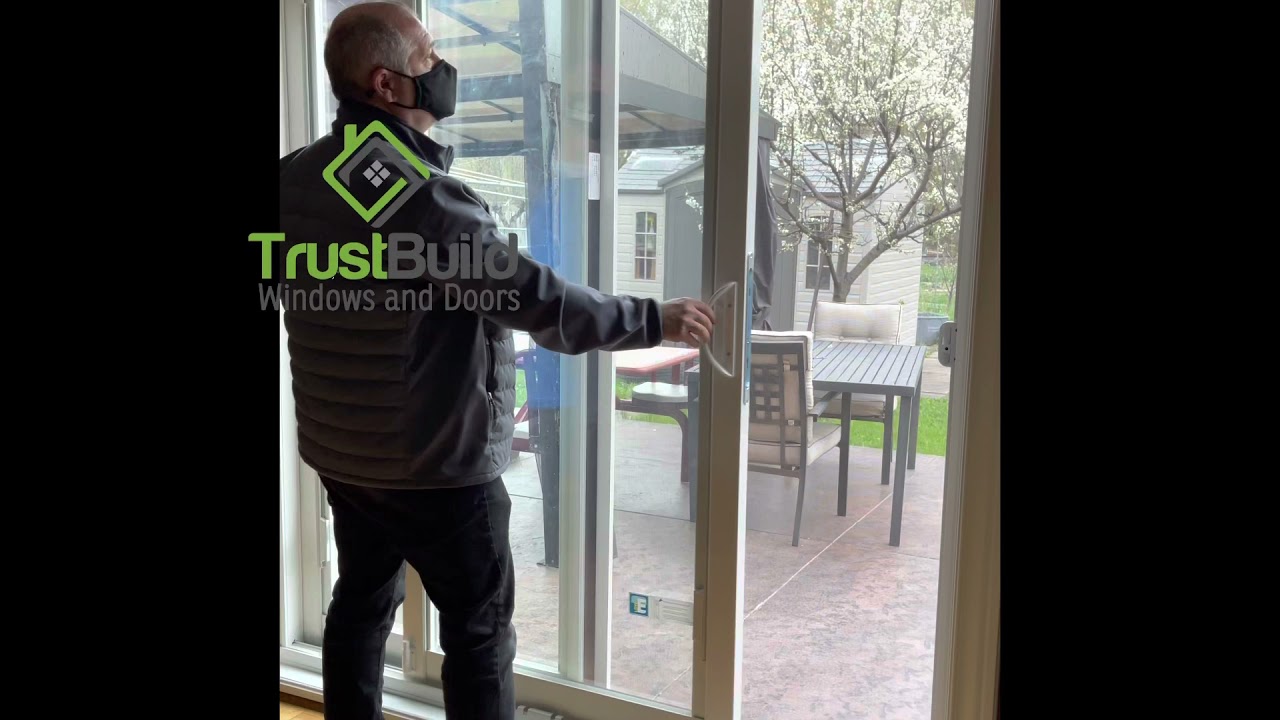 Sliding Patio Door with Mini-Blinds