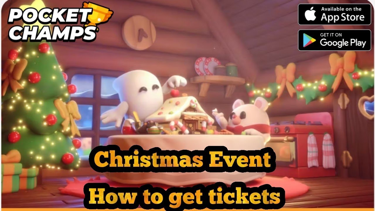 New Patch for Christmas Event and How to earn tickets on Pocket Champs