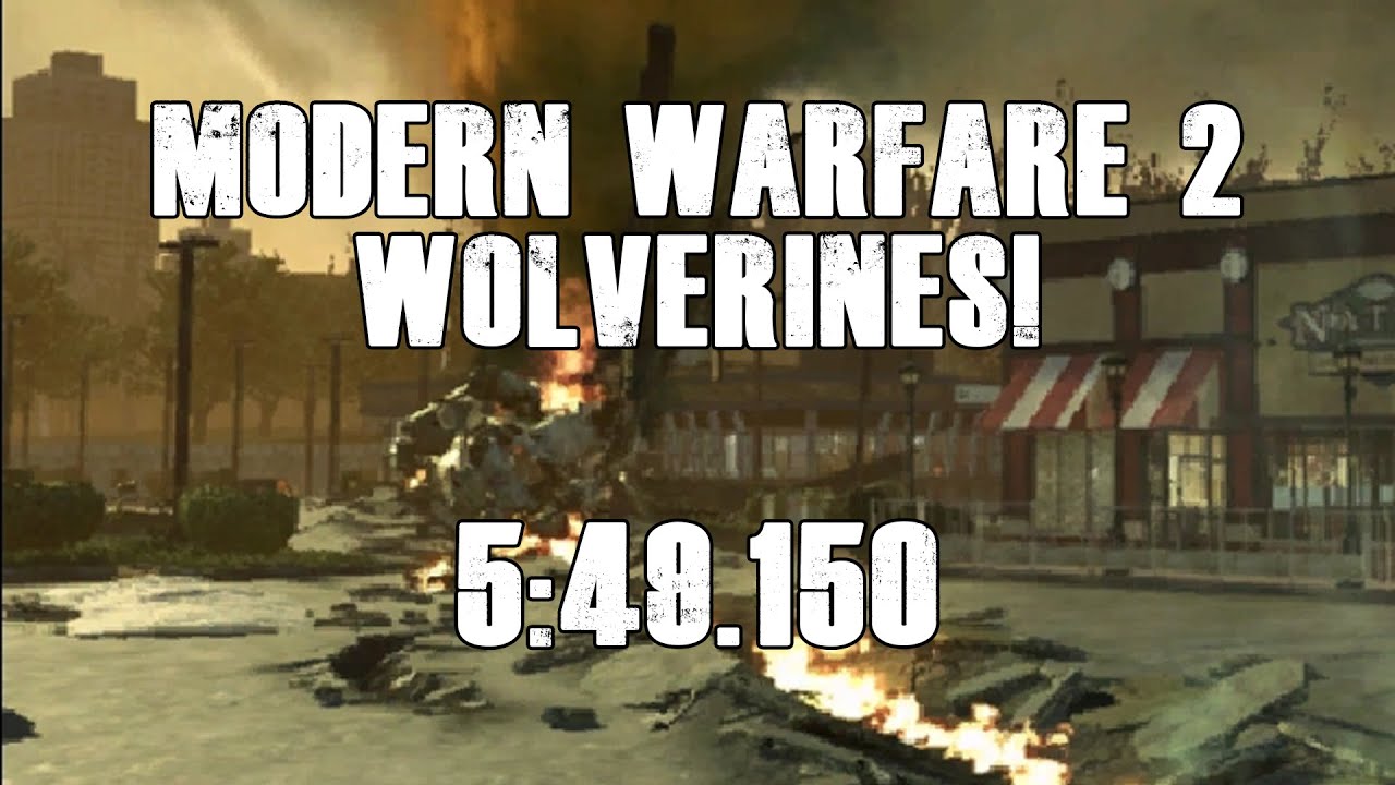 CoD: MW2 - Wolverines! Speedrun WR 5:49.150