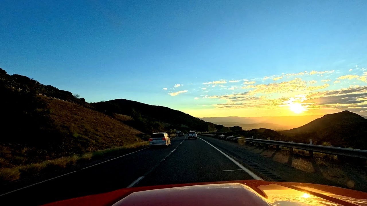 Highway to Cottonwood | Golden Hour Desert Drive