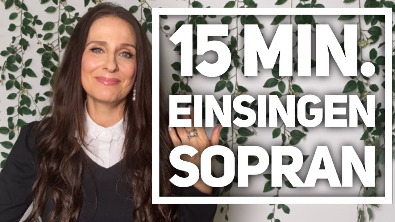 15 Min. Einsingen vor der Chorprobe für Sopran / Kopfstimm-Training - Sing dich mit mir ein!