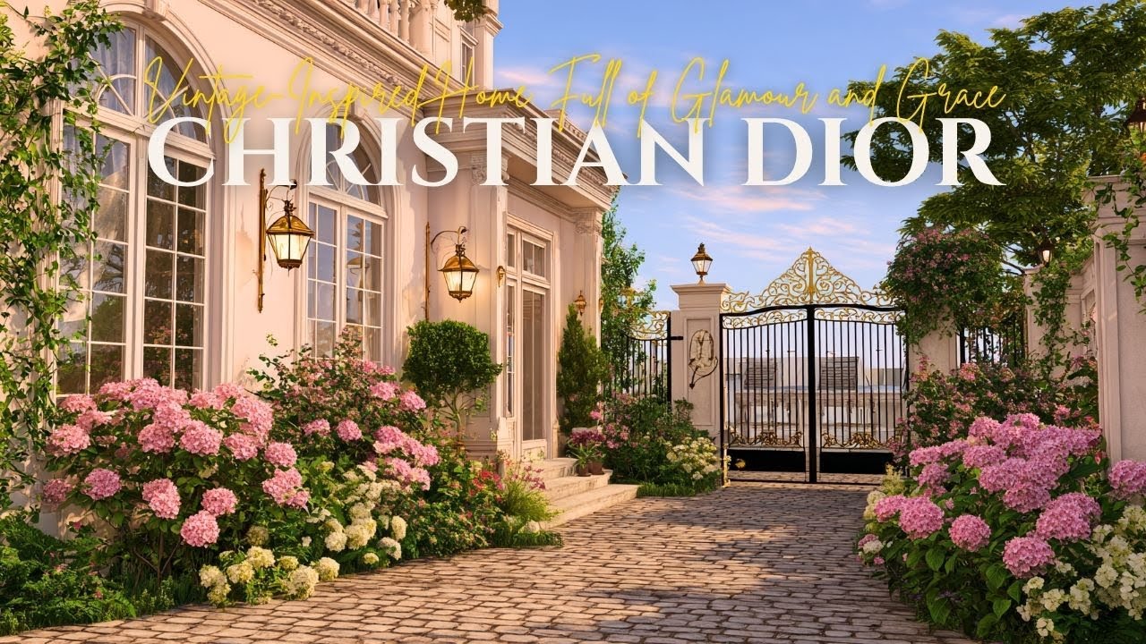 Discover a Christian Dior Vintage Inspired Home Full of Glamour and Grace