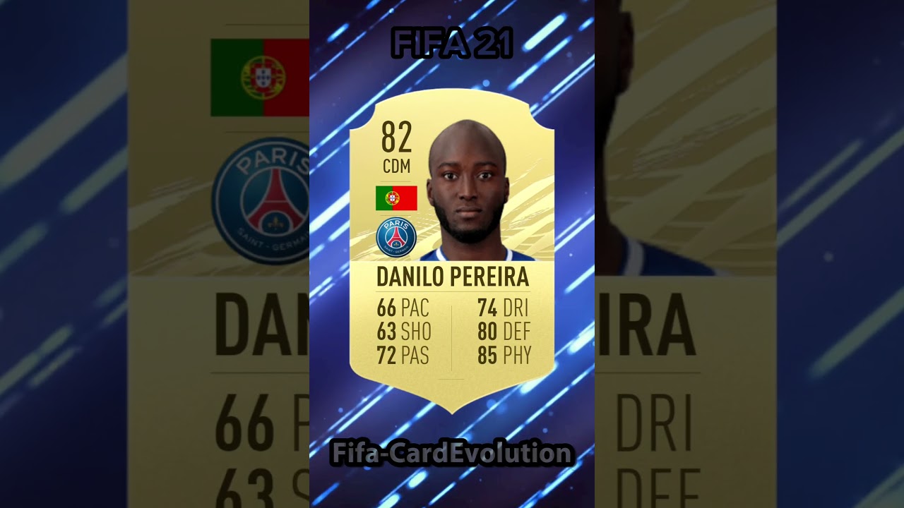 L'&eacute;volution De Danilo Pereira De FUT18-FUT24 #shorts #edit #football #viral #youtubeshorts