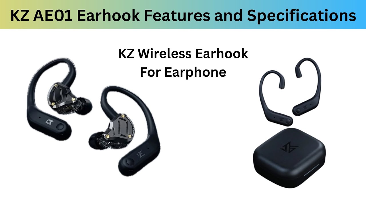 KZ AE01 Wireless Earhook Features and Specifications #kzearphones