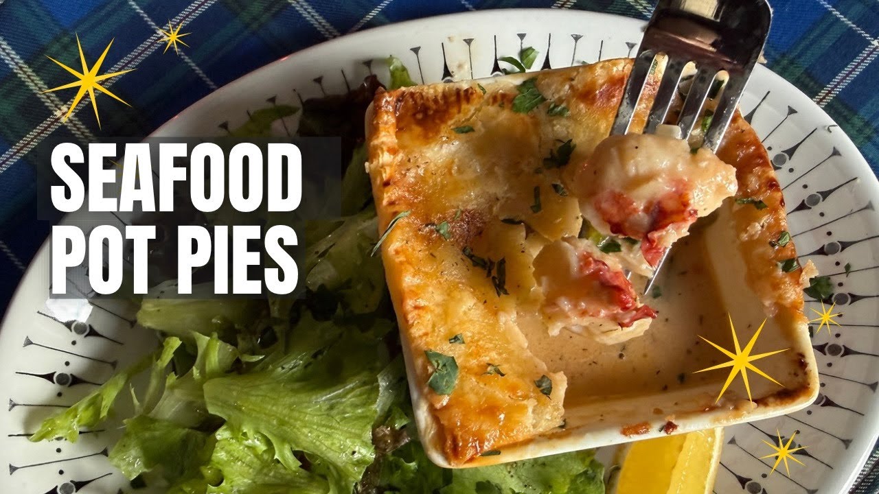 The ULTIMATE Seafood Pot Pie with Lobster, Scallops, Shrimp & Cod
