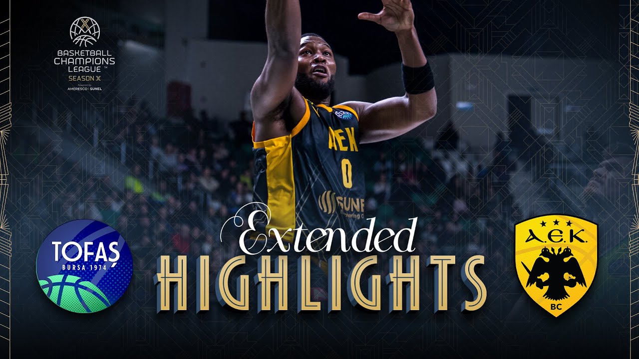 Tofas Bursa v AEK BC | Round of 16 | Full Game Highlights | #BasketballCL 2025-26