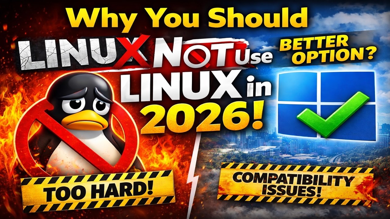 Why You Should NOT Use Linux in 2026! 🚫