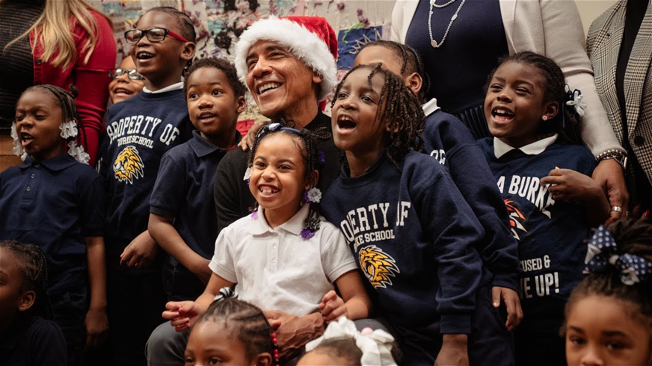 A holiday surprise from President Obama