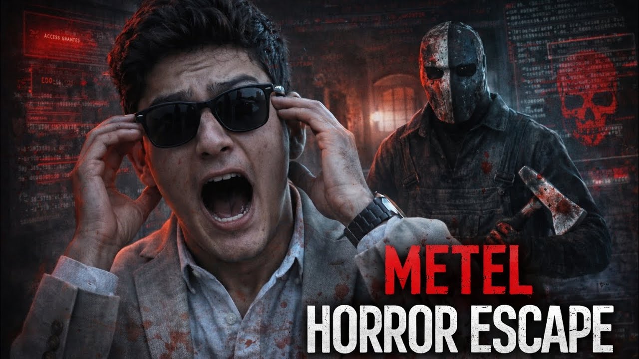 METEL Horror Escape Gameplay | Fear Level 100% | I Was TERRIFIED in METEL Horror Escape! 😨