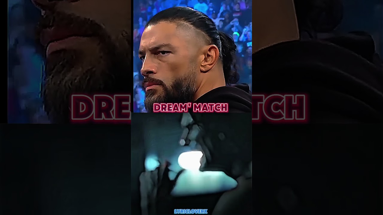 dream' match 😔 #romanreigns #therock #wrestlemania #shorts #trending #dreammatch #romanvsrock