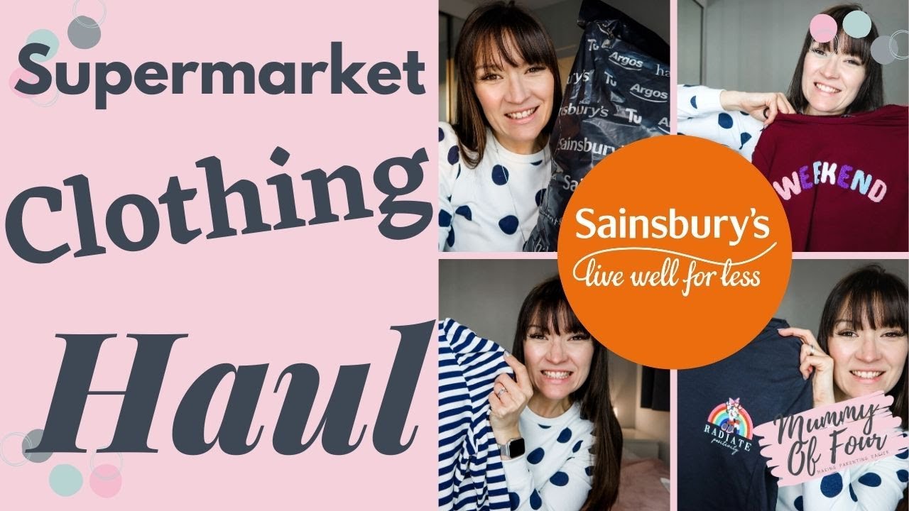 SAINSBURY'S TU CLOTHING HAUL & TRY ON | SUPERMARKET WMEN & KIDS CLOTHES | MUMMY OF FOUR UK