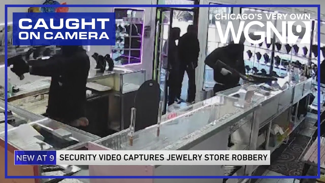 Gage Park jewelry store robbery captured on surveillance video