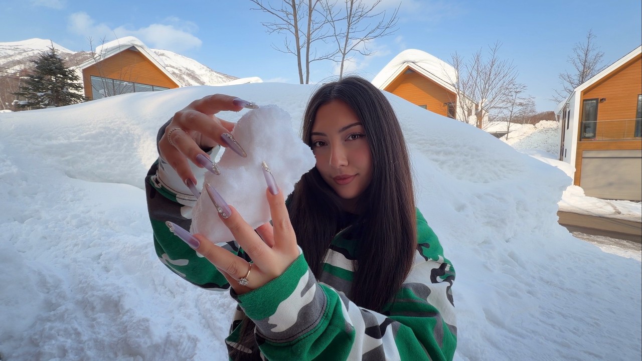 ASMR in the snow (it's my first time hehe)