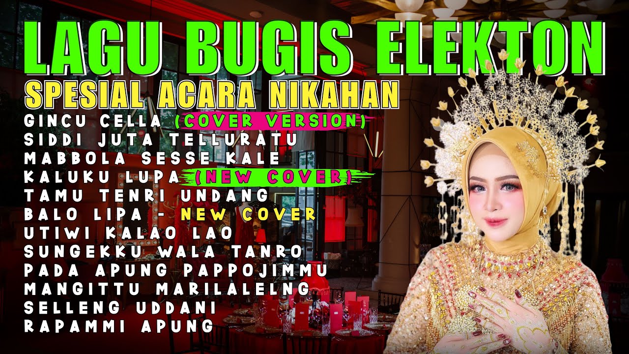 🔰LAGU BUGIS VIRAL TIKTOK [2025] Album Bugis Terbaru ~ GINCU CELLA |  Full Album Lagu Bugis Terbaru