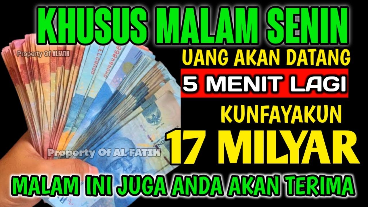 ALHAMDULILLAH🤲 BARU PUTAR SEBENTAR UANG BENAR2 DATANG SENDIRI KERUMAH, DOA KEKAYAAN PALING MUSTAJAB