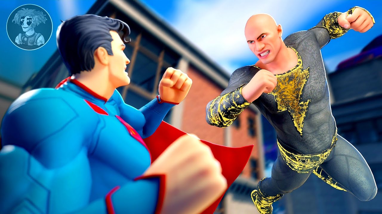 BLACK ADAM VS. SUPERMAN! (Fortnite Short Film)