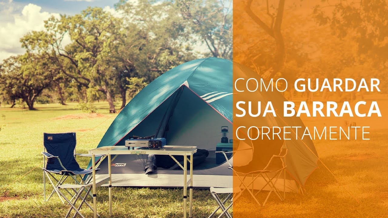 Como guardar sua barraca corretamente!