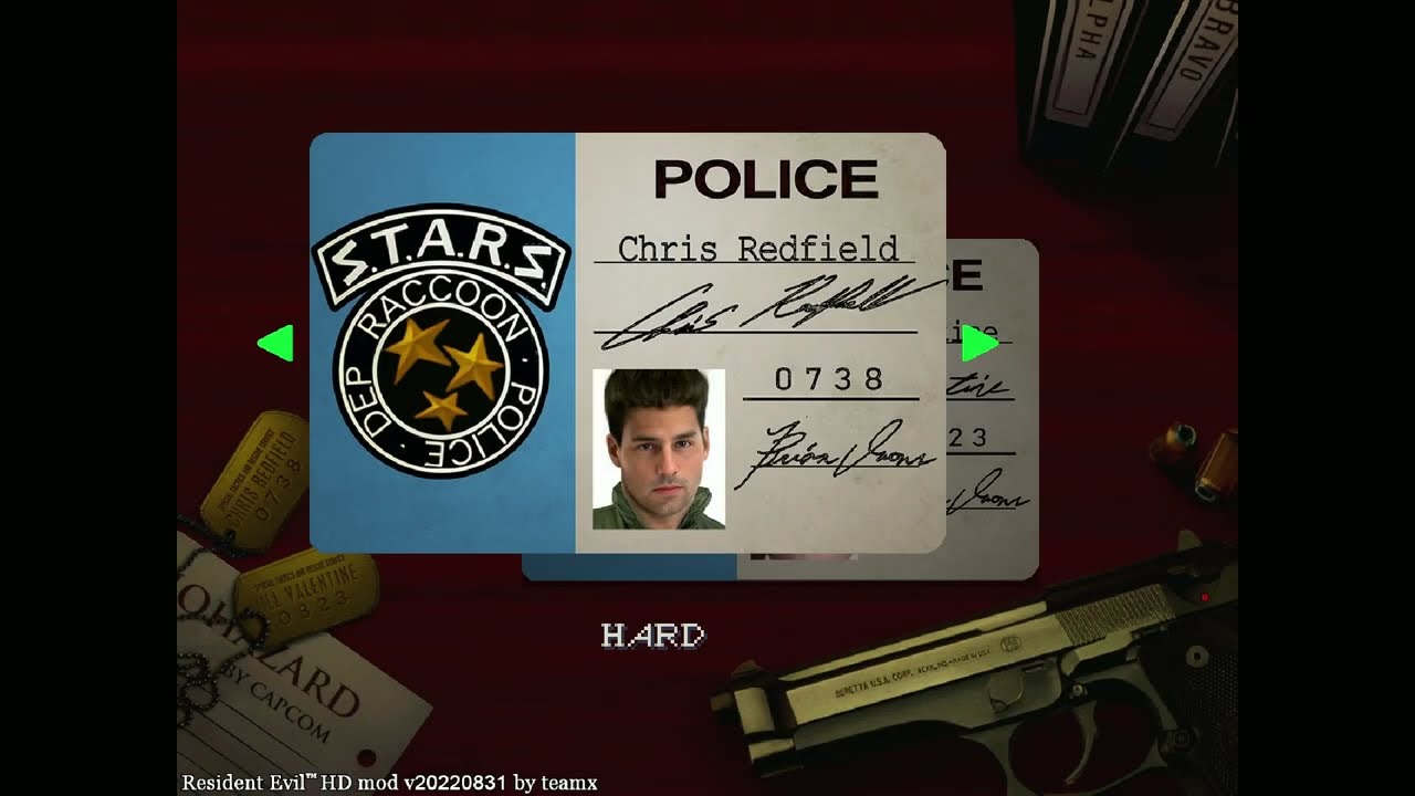 Resident Evil (1996) PC - Chris Redfield - No Save - Bad Ending
