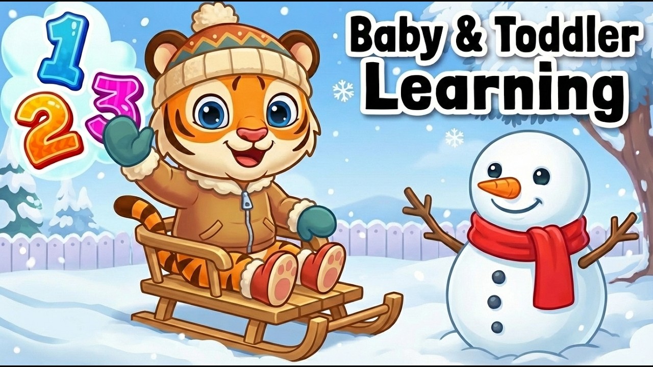 Baby Learning First Words About Winter | Learn to Talk For Toddlers