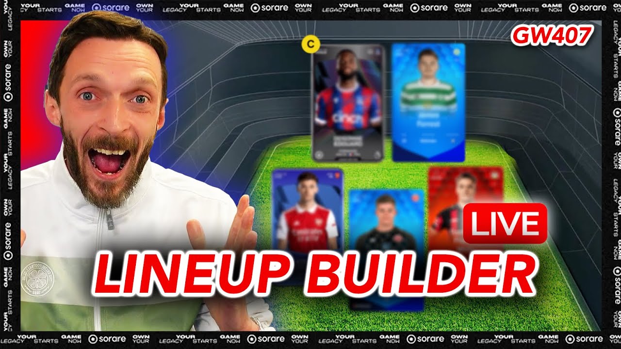 How to BEAT Sorare Data AI Line up Builder | Sorare Live Stream Gameweek 407