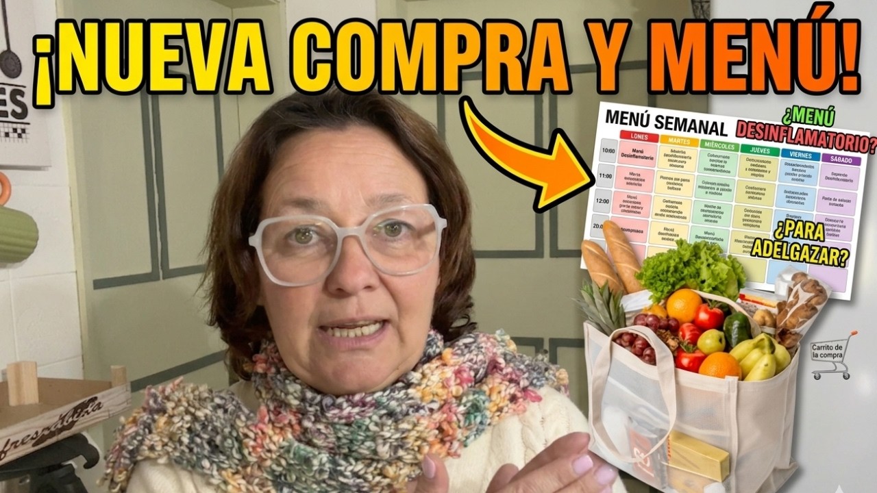 📅 COMPRA SEMANAL ECON&Oacute;MICA + Men&uacute; Saludable para DESINFLAMAR el Organismo 🥕