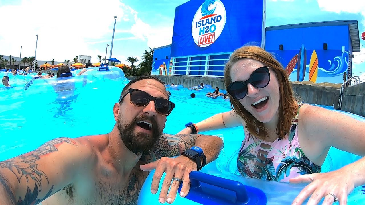 Water Park Fun On The First Day Of Summer At Island H2O Live!! | Water Slide POVs, Food & More!