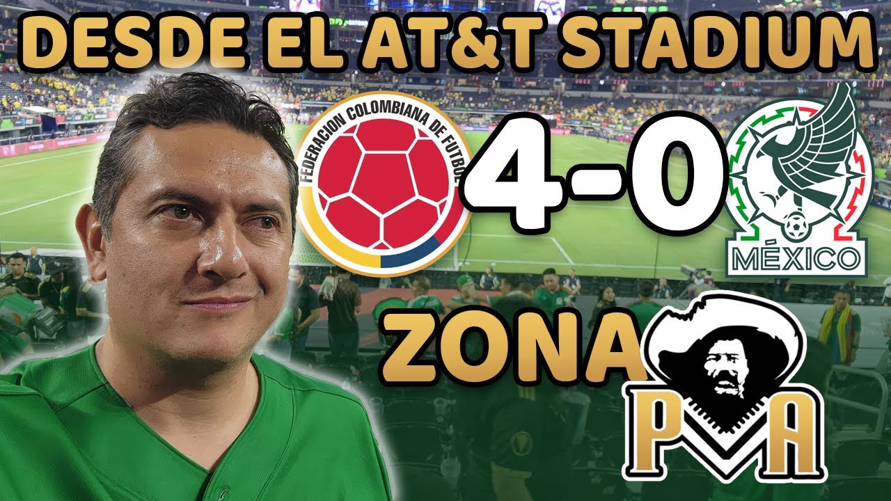 REACCIONES desde la TRIBUNA de la goleada de Colombia a México en Dallas | SIGO AL TRI