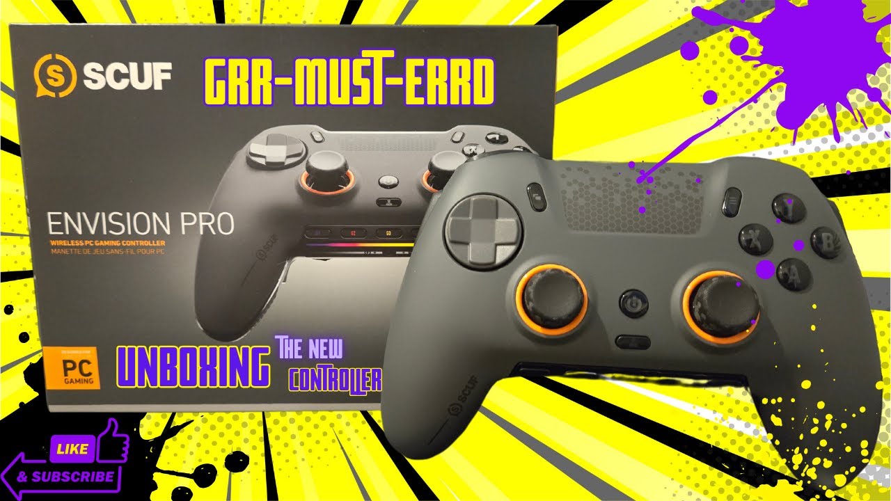 Scuf Envision Pro &mdash; распаковка и первоначальная настройка программного обеспечения