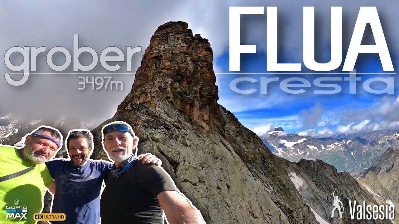 cresta FLUA alla punta GROBER - dal Rifugio Barba Ferrero - Valsesia