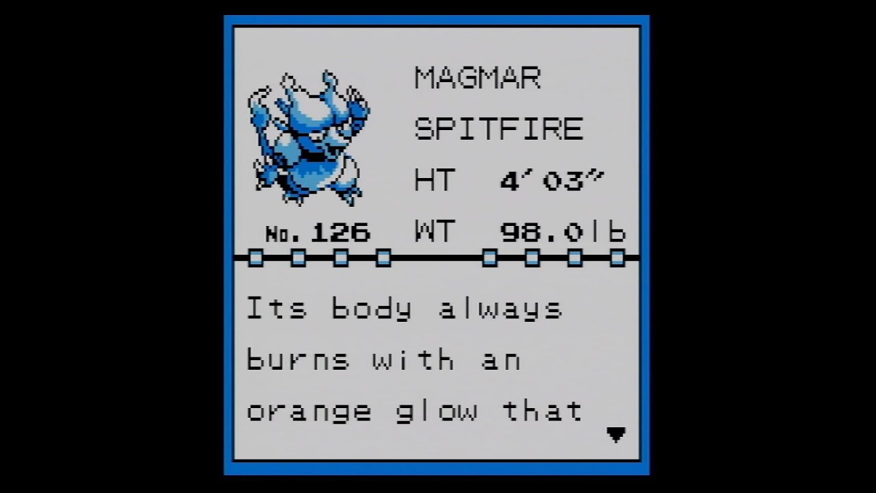 Pokemon Blue - Catching Magmar