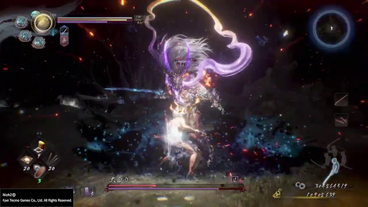 仁王２　レベル1 ノーダメージ　大嶽丸　修羅の夢路