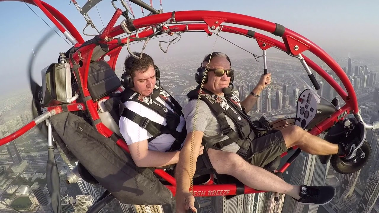 Shane Xcitor Tandem flight - Dubai Marina