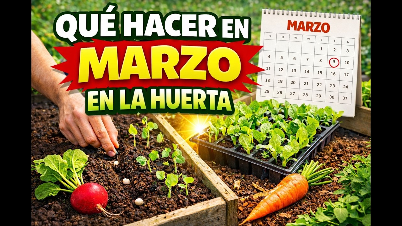 Huerta en MARZO Que Sembrar? Que Hacer?