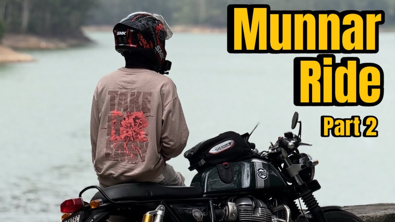 MUNNAR RIDE | PART 2 | 1500+ kms | CONTINENTAL GT 650 | MOTOVLOG