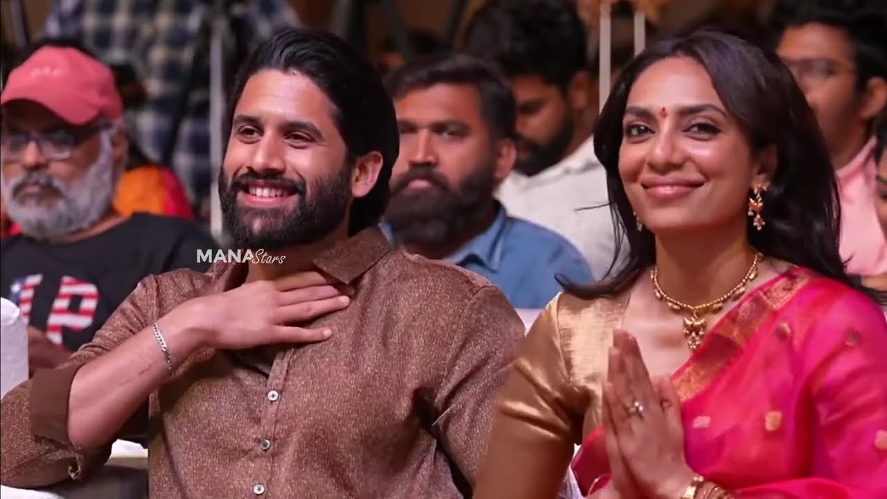 Naga Chaitanya and Sobhita Dhulipala Visuals @ Thandel Movie Success Meet | Manastars