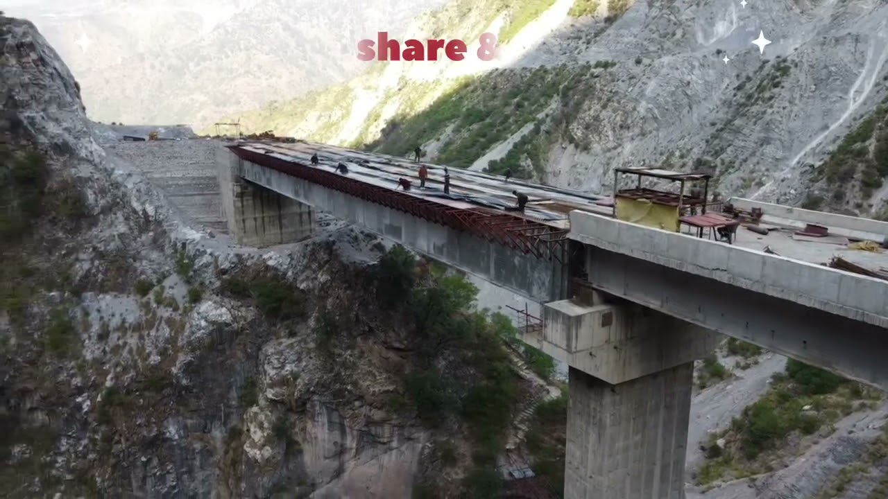 Best view from DJI mini 2 SE. of mountain and Bridge. 