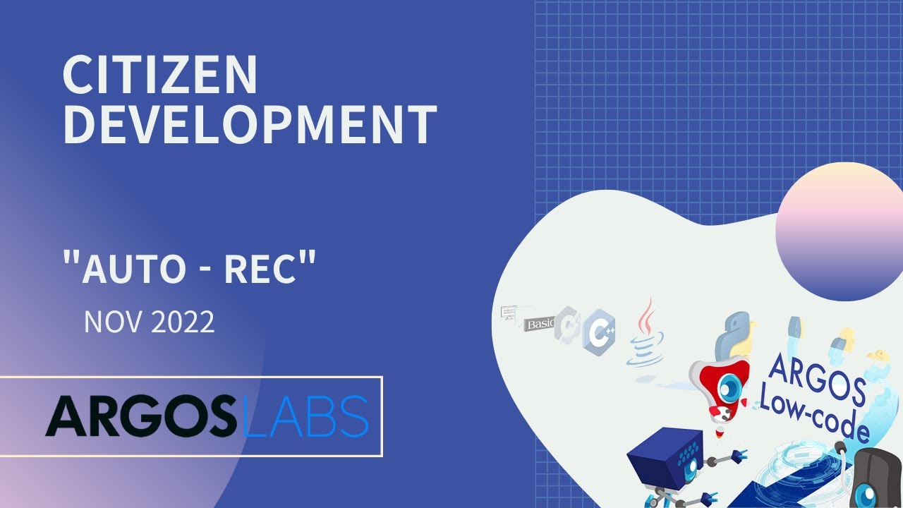 Citizen Developers - Auto Rec