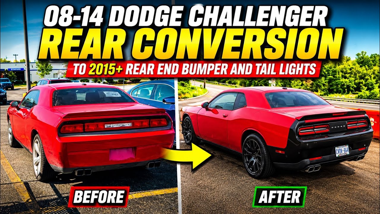 Переделка задней части Dodge Challenger 2015+ 08-14